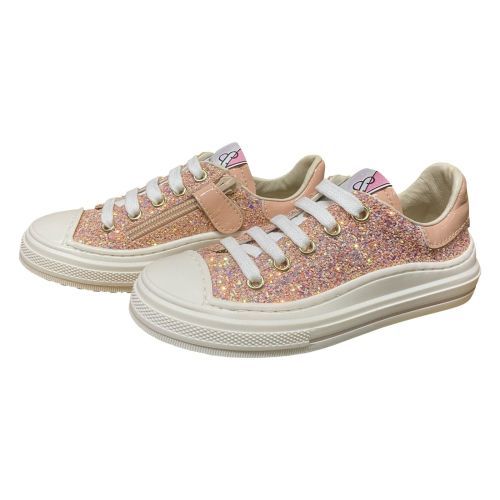 Bana&Co meisjes sneaker cipria glitter | kinderschoenen maluma