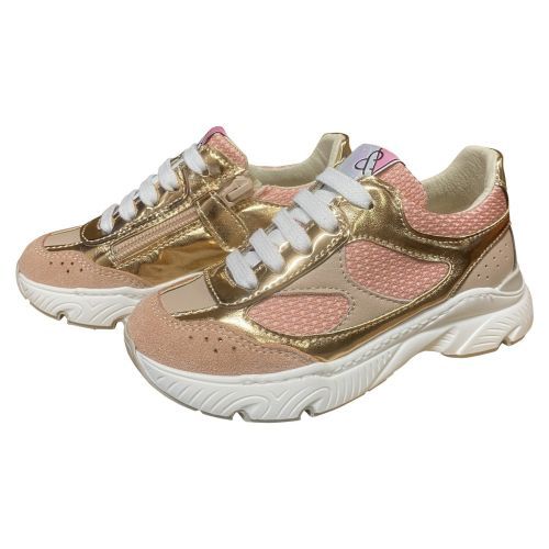 Sportieve meisjes runner zalm & platina | kinderschoenen maluma