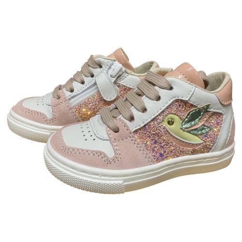 Bana&Co meisjes eerste stappers nude | veter & rits