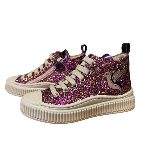 Bana&Co Baskettertjes Sneakers old-rose meisjes