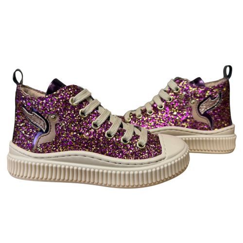 Bana&Co Baskettertjes Sneakers old-rose meisjes