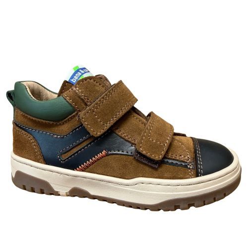 Bana&Co Sneaker Baskettertje bruin jongens