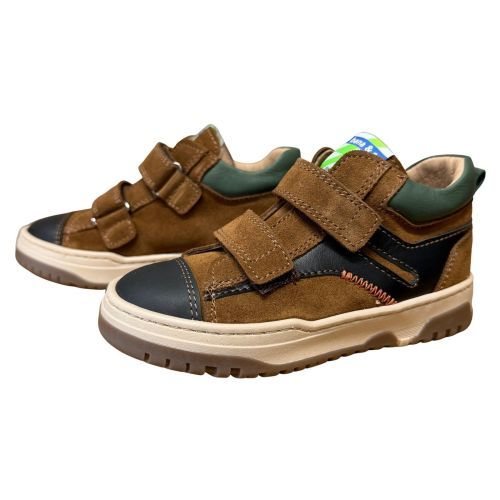 Bana&Co Sneaker Baskettertje bruin jongens