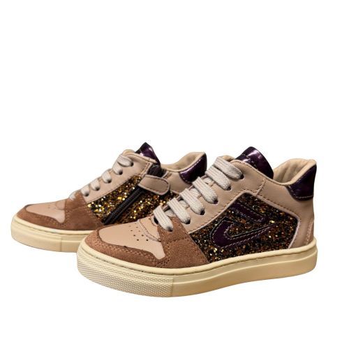 Bana&Co Sneakers Basketters  nude meisjes