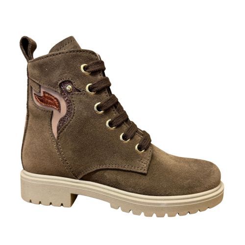 Bana&Co Veterlaarsje met rits bruin meisjes