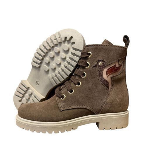 Bana&Co Veterlaarsje met rits bruin meisjes