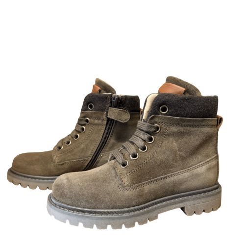Banaline Veterboots met rits bruin jongens