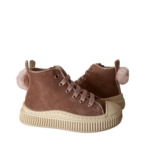 Beberlis Basketter Sneaker met top nude meisjes
