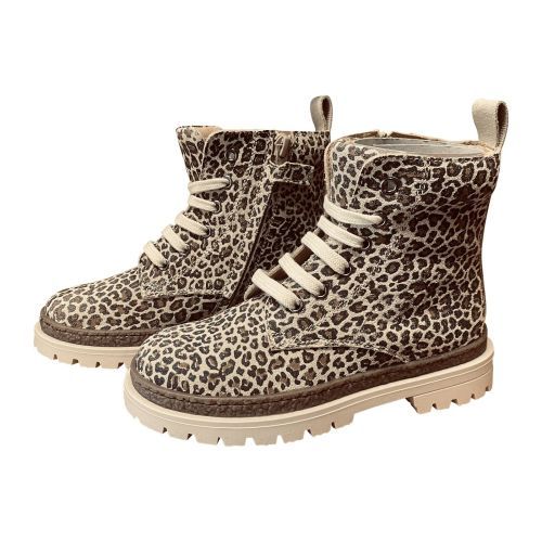Lunella Bottine Beige Leopard | Maluma Kinderschoenen