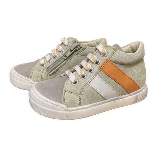 Naturino jongens basket nubuck taupe | kinderschoenen Maluma