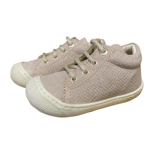 Naturino Cocoon eerste stap schoentje nude metallic | Kinderschoenen Maluma