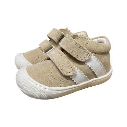 Naturino Cocoon jongens velcro taupe | eerste stap schoen