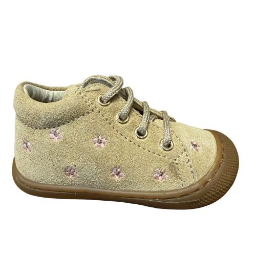 Naturino Babyschoentjes Cocoon  Beige Bloempjes meisjes