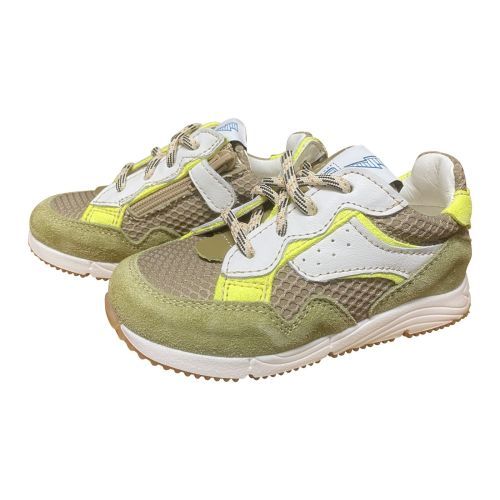 Ocra jongens eerste stapper runner kaki | Kinderschoenen Maluma