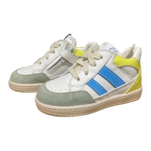 Ocra sportieve basketter off white met kleuraccenten | Kinderschoenen Maluma
