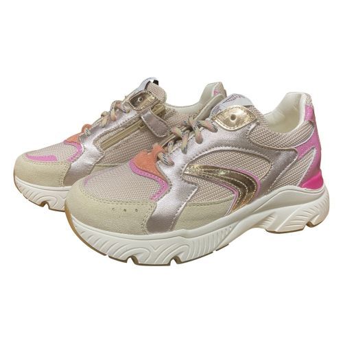 Ocra meisjes runner metallic roze goud sportief | Kinderschoenen Maluma
