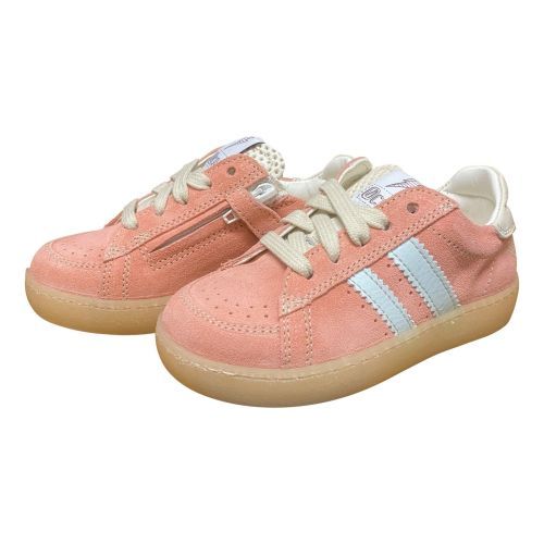 Ocra meisjes lage sneaker koraal veter rits | Kinderschoenen Maluma