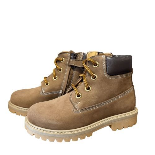 Ocra Bottientjes Veterboots bruin jongens