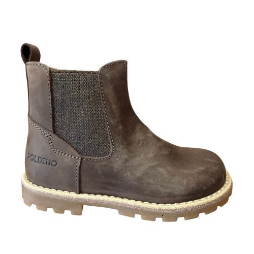 Poldino Chelsea Laarsje  bruin Unisex