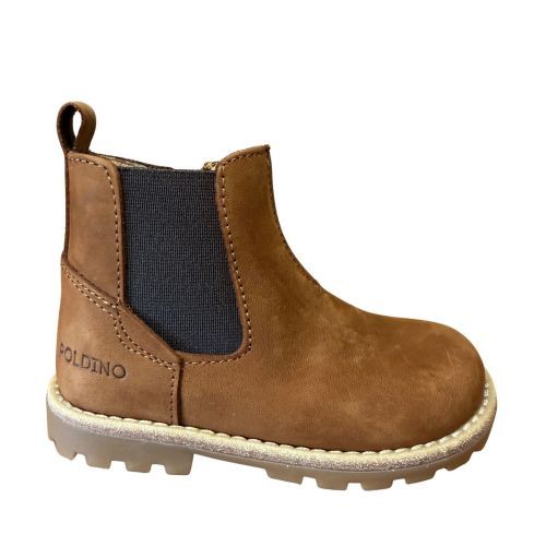 Poldino Laarsje Laag Chelsea Laarsje cognac Unisex