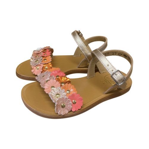 Pom d’Api meisjessandaal met bloemen | kinderschoenen maluma