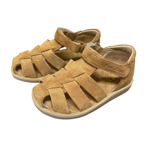 Pom d’Api dichte sandaal camel | kinderschoenen maluma