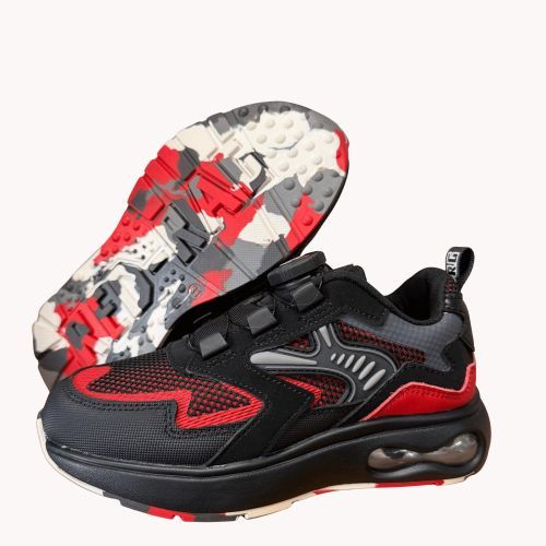 Red-Rag Sneakers Sport  zwart jongens