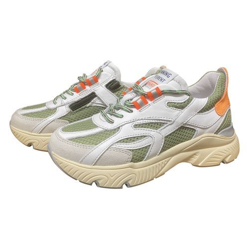 Romagnoli jongens stoere sneaker veter rits | Kinderschoenen Maluma