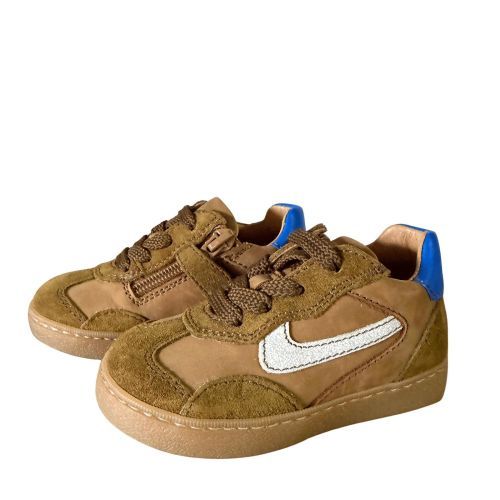 Romagnoli Sneaker Baskettertje cognac jongens