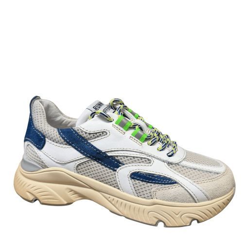 Romagnoli sneaker wit/blauw off white jongens