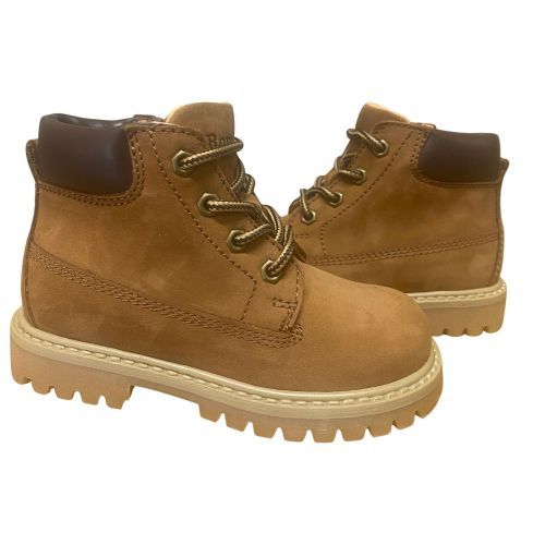 Romagnoli Veterboots met rits cognac jongens