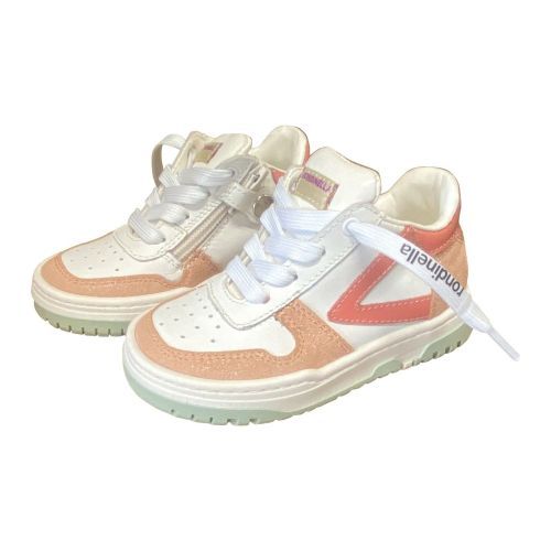 Rondinella meisjes basket sneaker wit & roze | Kinderschoenen Maluma