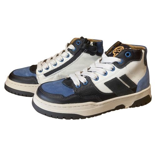 Stones and Bones KITON 5401 Jongens Sneaker Zwart Blauw Wit | Stoer & Sportief | Maluma