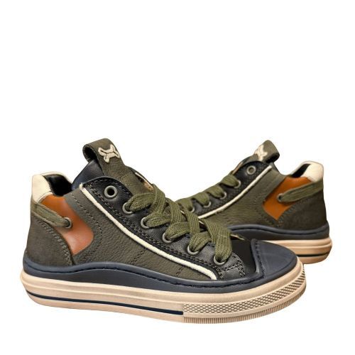 Stones and Bones Sneaker met top  kaki jongens