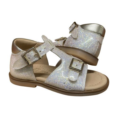 Zecchino d’Oro sandaal dichte hiel ivoor glitter | kinderschoenen Maluma