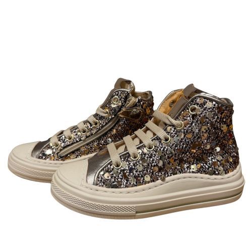 Zecchino d'oro Sneaker Basketter  brons meisjes