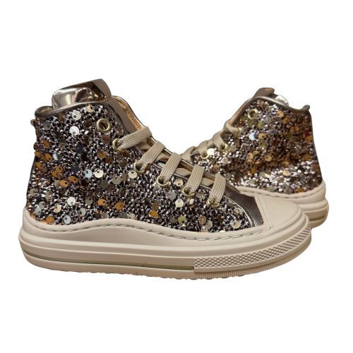 Zecchino d'oro Sneaker Basketter  brons meisjes
