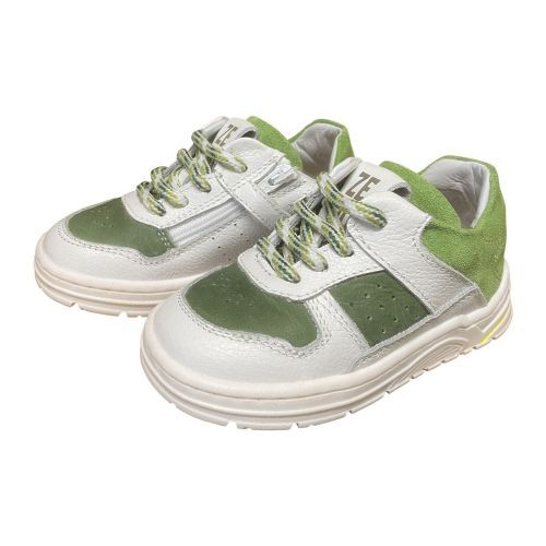 Kinderschoenen Maluma – Zedo jongens eerste stapper groen off-white