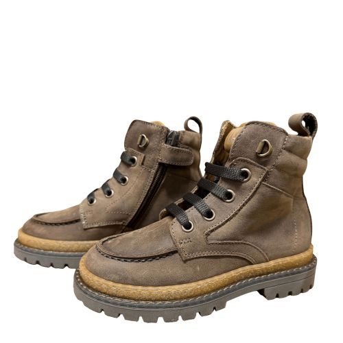 Zedo Veterboots met rits  bruin jongens