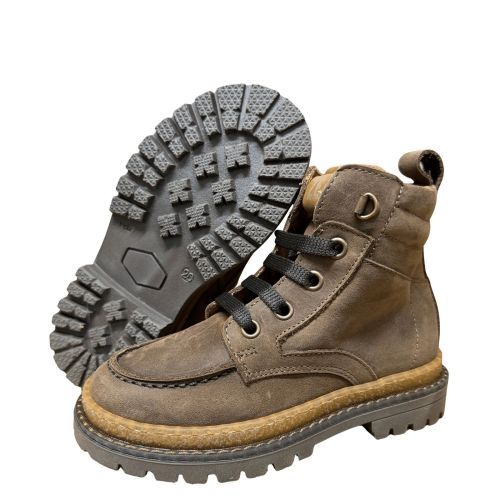 Zedo Veterboots met rits  bruin jongens