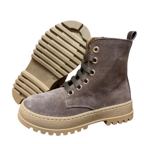 Zedo Veterlaarsje met rits bruin meisjes